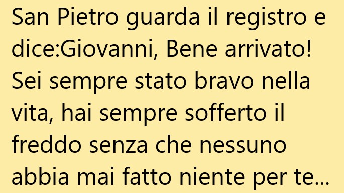 Un tale particolarmente freddoloso … (Barzelletta)