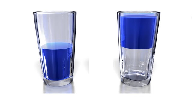 Test psicologico: il bicchiere è mezzo pieno?