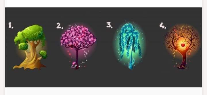 Scegli un albero magico: la risposta ti metterà di fronte ad alcuni indizi