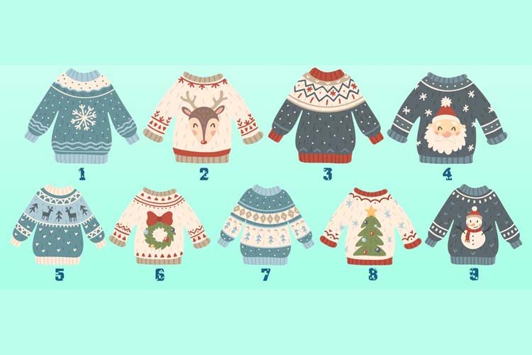 Scegli un maglione di Natale e scopri cosa ti aspetta nella vita familiare