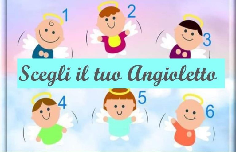 Scegli il tuo Angioletto e ricevi un messaggio importante