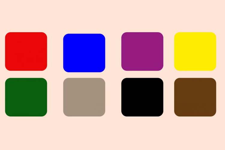 Scegli un colore per determinare il tuo stato emotivo.